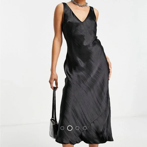 Dresses | Asos Satin Midi Slip Dress Brand New | Poshmark Dresses | Asos Satin Midi Slip Dress Brand New | Poshmark